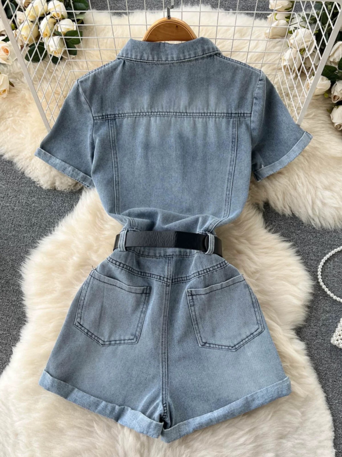 Cabin cutie denim jumpsuit DJS109 images